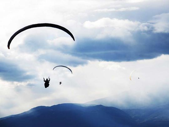 Paragliden in Seefeld