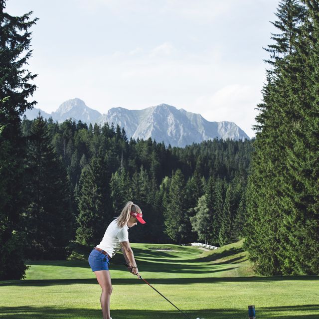 Golfer in Seefeld